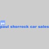 Paul Shorrock Car Sales